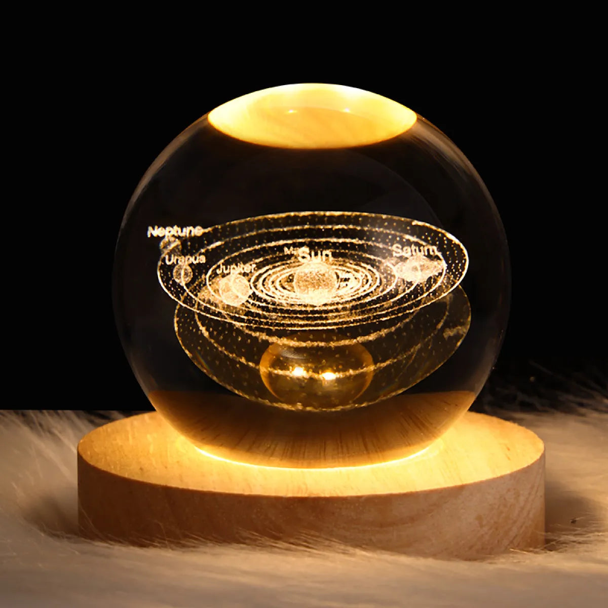 Boule de Cristal Lumineuse 3D