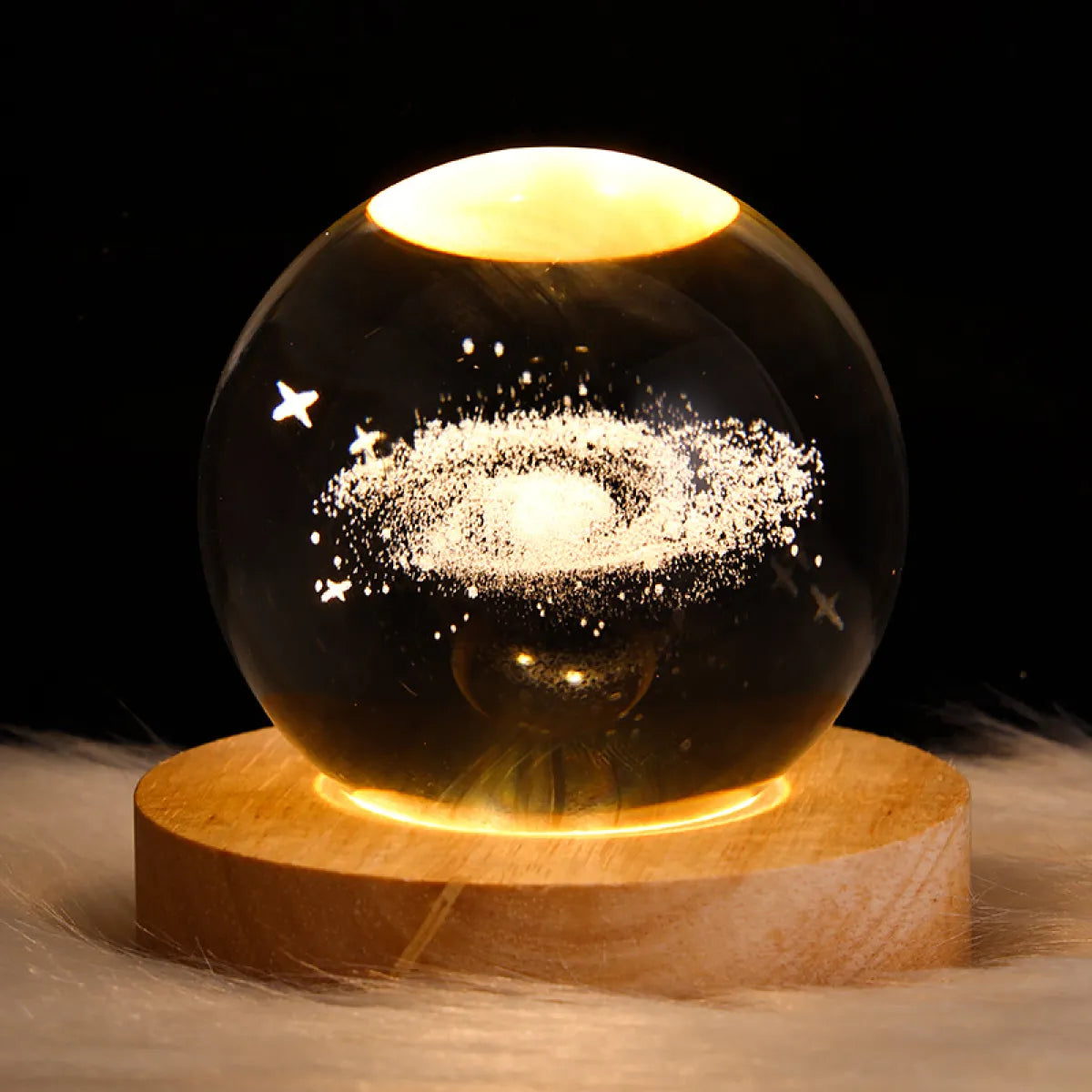 Boule de Cristal Lumineuse 3D
