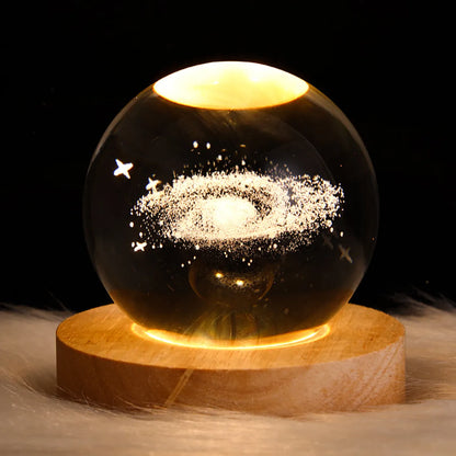Boule de Cristal Lumineuse 3D