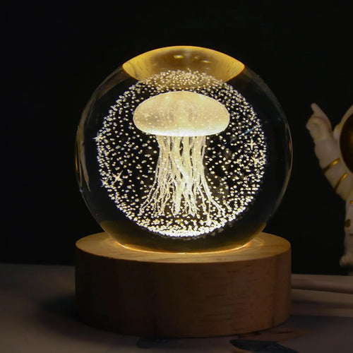 Boule de Cristal Lumineuse 3D