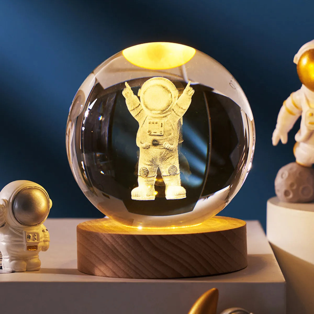 Boule de Cristal Lumineuse 3D