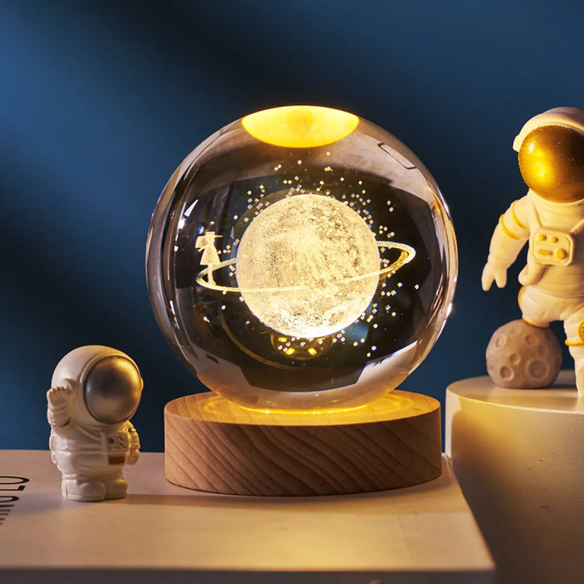 Boule de Cristal Lumineuse 3D