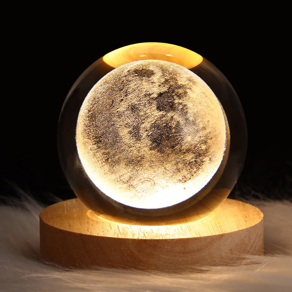 Boule de Cristal Lumineuse 3D